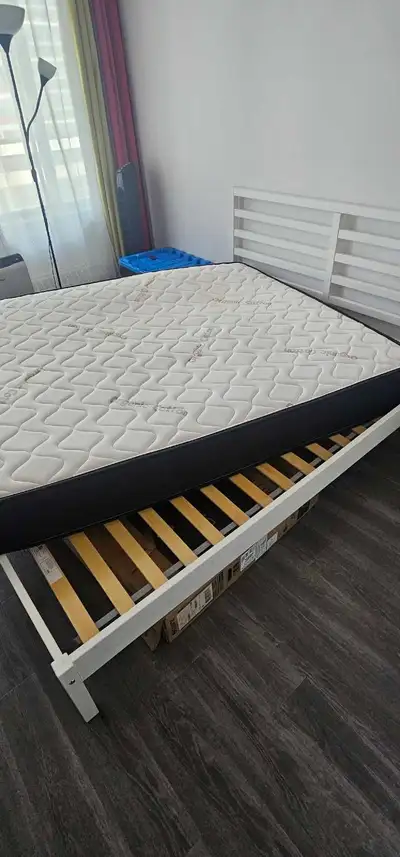 Lit avec Matelas QUEEN, View more