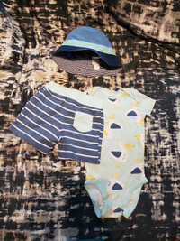 18 month summer set with hat