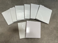 8 Clearview Binders: 2", 1" and 5/8"