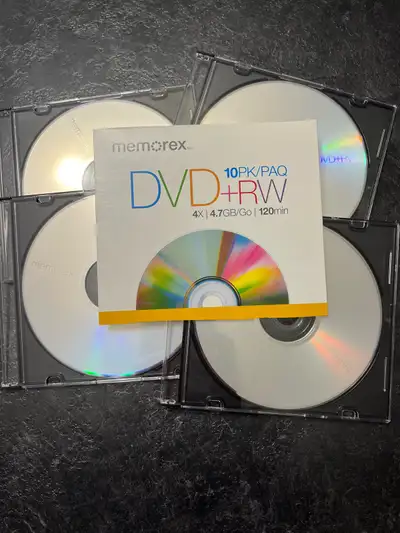 Memorex DVD+RW 4X 4.7 GB (4) , View more