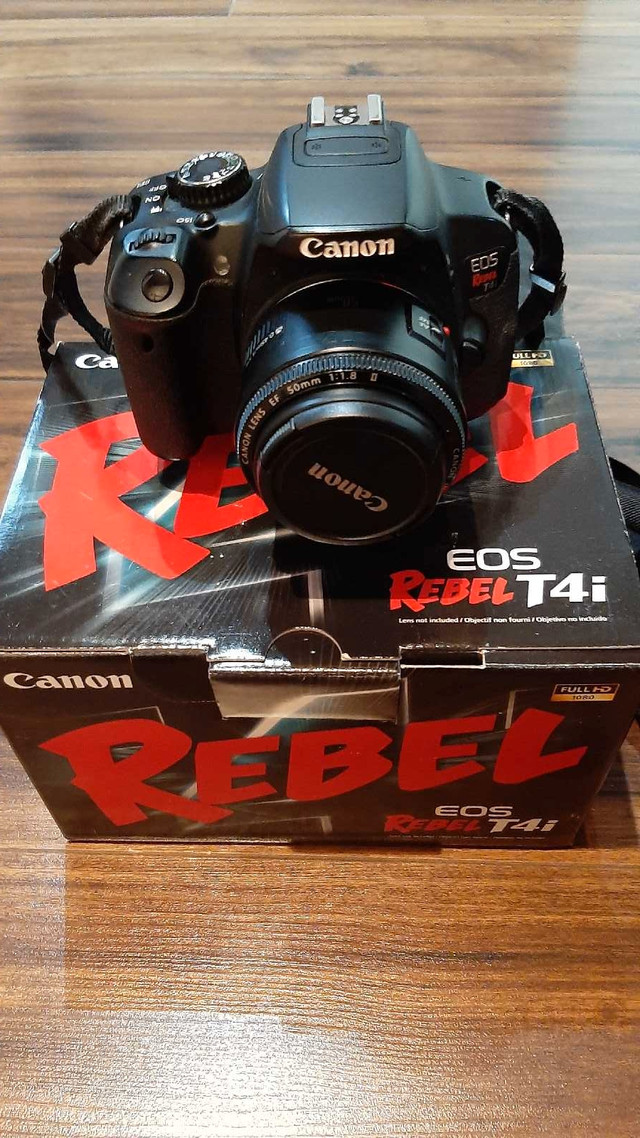 Canon Rebel T4i  dans Appareils photo et caméras  à Laval/Rive Nord - Image 3