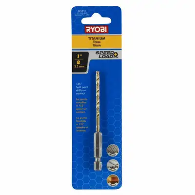 RYOBI Speed Load Drill Bit 1/8" - $7, View more