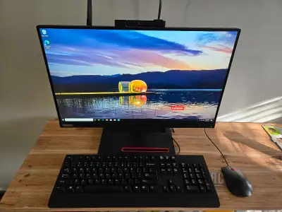 Lenovo thinkcentre ryzen5 all in one computer , View more
