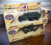 Rare Solido 1/43 1/50 Military Truck Diecasts; 1/35 Tank Model