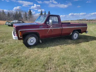 1975 GMC 454 PROJECT TRUCK – BIG BLOCK CLASSIC FOR SALE – PROJECT TRUCK 1975 GMC with 454 Big Block...