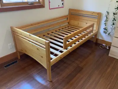 Pine Kids/Childs Twin Bed Frame, p/u Calgary NW, View more