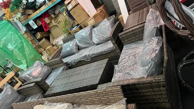 6-Piece Outdoor Sectional Conversation Set with Coffee Table – A in Patio & Garden Furniture in Markham / York Region - Image 6