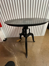 Industrial steal   style dinner /bar table