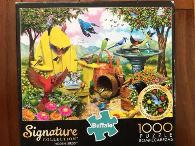 1000 pc Puzzle, HIDDEN BIRDS, View more