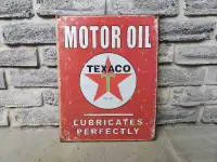 Tin Sign Texaco Oil Retro Sign