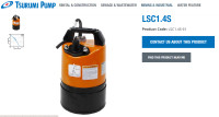 Tsurumi LSC1.4S-61 Submersible Residue Pump