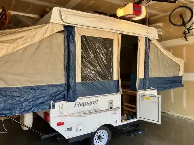 2010 Forest River Flagstaff MAC/LTD 176LTD Folding pop-up tent trailer Available to view at Habitat...