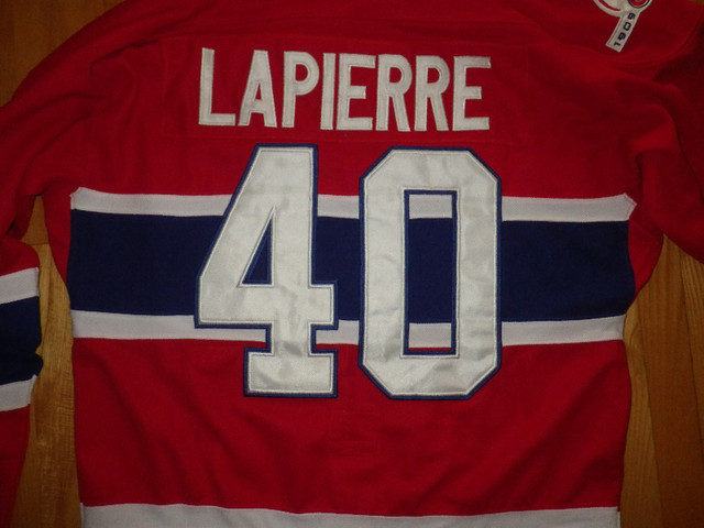 Chandail Hockey / Jersey #40 Lapierre Montreal Canadiens dans Hockey  à Ville de Montréal - Image 2