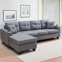 Final Clearance Branded Sectional Sofa living Space+free deliver