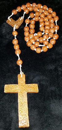 Large Handcrafted Vintage Rosary