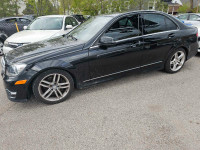 2013 MERCEDES C300 4 MATIB BLACK NAVIGATION