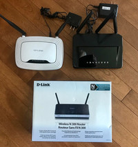 3 Wireless Routers