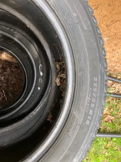 4 used 235/55/18 Winter tires, still lots of life $400 obo
