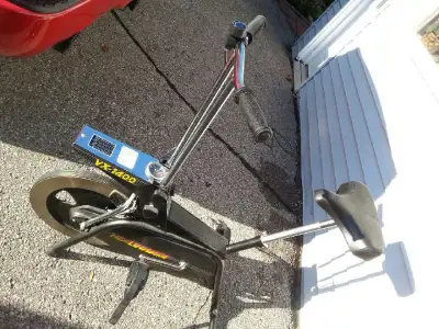 $85.  older exercise bike like new condition, View more