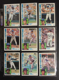MLB - Topps Baseball Cards - New York Mets (c) 1984
