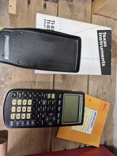 I'm selling a used Texas Instruments TI-83 Plus graphing calculator, a reliable tool for students an...