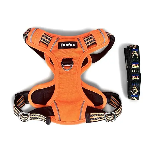 [new] (s) dog Harness (no-pull) [FunFox] unisex, reflective