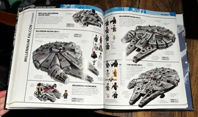 Informative collection of three guidebooks. The set includes a hardcover DK Ultimate LEGO Star Wars...