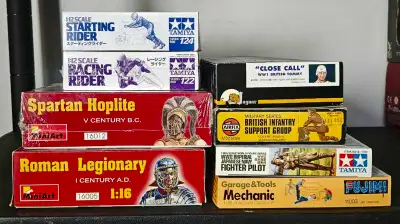 Vintage Hard to Find People Figures Model kits boxed, View more