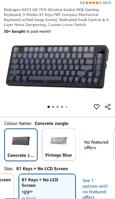 Redragon K673 Pro Keyboard, View more