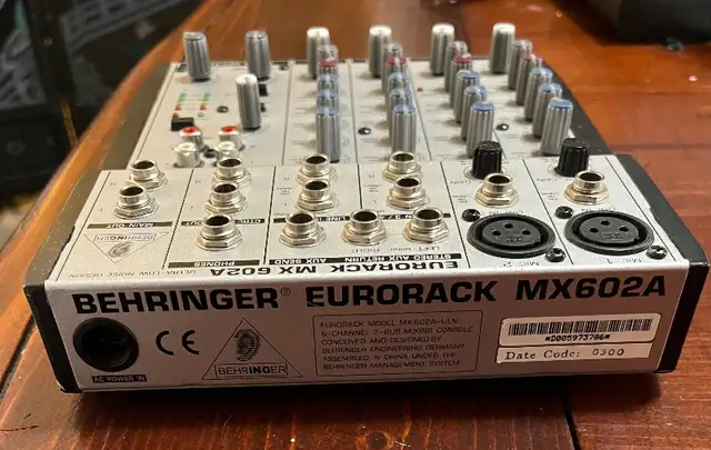 Berringer Audio Mixer in Pro Audio & Recording Equipment in City of Toronto - Image 3