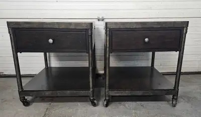 Pair of side tables , View more