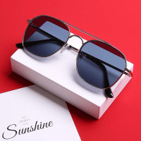 Men Women Outdoor Retro Metal Sunglasses