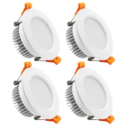 New in box. LED Recessed Lighting replace 80W halogen bulb by 9W dimmable LED. Save over 85% energy...