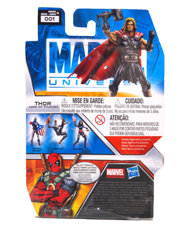 Marvel Universe 3.75 Series 4 001 Thor Ages of Thunder in Arts & Collectibles in St. Albert - Image 2