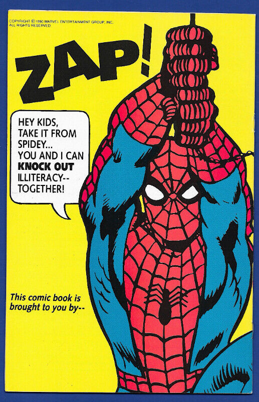 Amazing Spider-Man  ADVENTURES IN READING #1 (1990) HIGH GRADE in Comics & Graphic Novels in Stratford - Image 2
