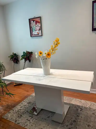 Modern White Dining Table, View more