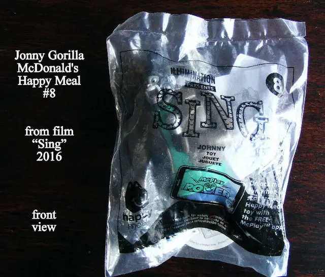 McDonald’s Sing Happy Meal Toy #8 Jonny Gorilla sealed pack new in Arts & Collectibles in City of Toronto - Image 8
