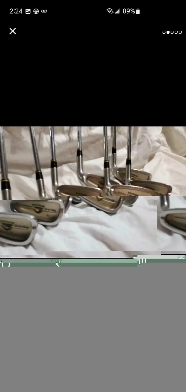 WOMENS RIGHT HANDED TOP FLITE MAGNA OVERSIZED GOLF IRONS 3,4 in Golf in Barrie - Image 3