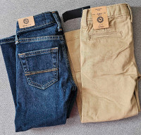 2x NWT Abercrombie Toddler Jeans & Casual Pants 