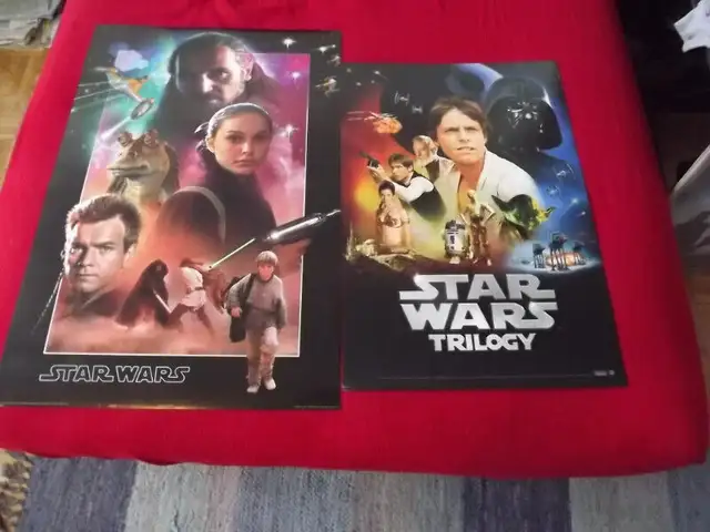 VARIOUS STAR WARS /PHANTOM MENACE MOVIE POSTERS 1980/S-2018 in Arts & Collectibles in City of Toronto - Image 4