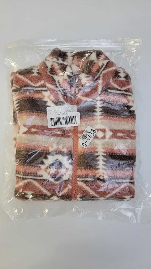 Women's Sherpa Fleece Vest Jacket (M) Boho Print | Sleeveless in Women's - Tops & Outerwear in City of Toronto - Image 7
