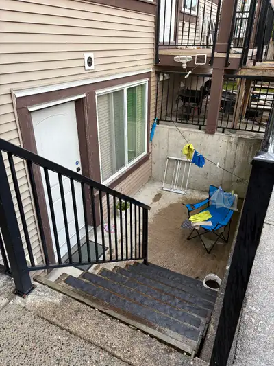 I have two bedroom basement on rent new all appliance close to school Richardson & north delta schoo...