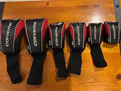 6 protecteurs de bâton de golf (cover) de Corvette C3