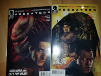 2009 Predator Movie Prequel Comics Issue 2 and 3