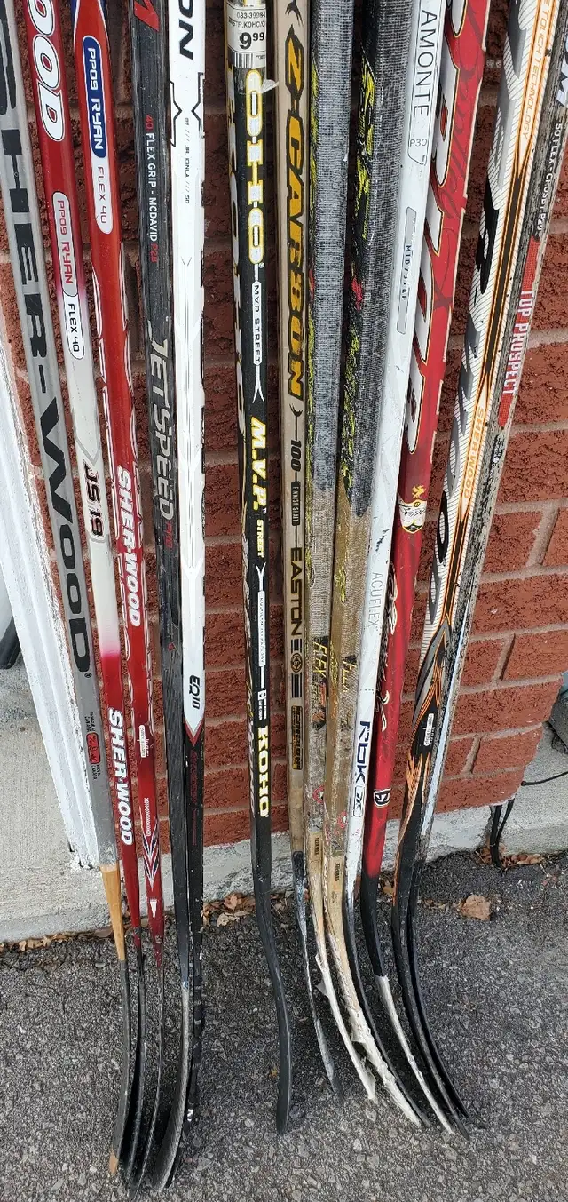 Various Brand Name Hockey Sticks in Hockey in City of Toronto - Image 8