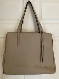 Kate Spade light grey tote/laptop bag