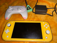 Nintendo Switch Lite with accessories