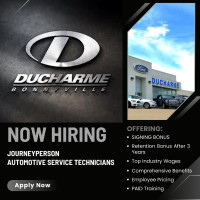 Experienced Apprentice or Journeyperson Automotive Service Tech