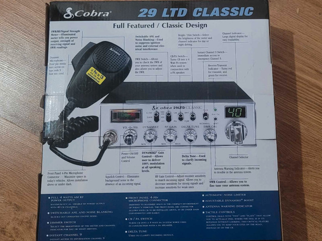 Cb radio cobra 29ltd brand new I'm box in General Electronics in Dartmouth - Image 2