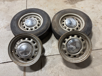 Very good rims. one hub cap has some more serious dents but nothing that cannot be smoothed out. Not...